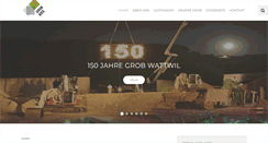 Desktop Screenshot of grobkies.ch